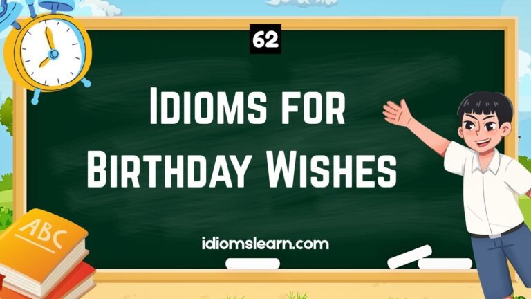 62 Idioms for Birthday Wishes