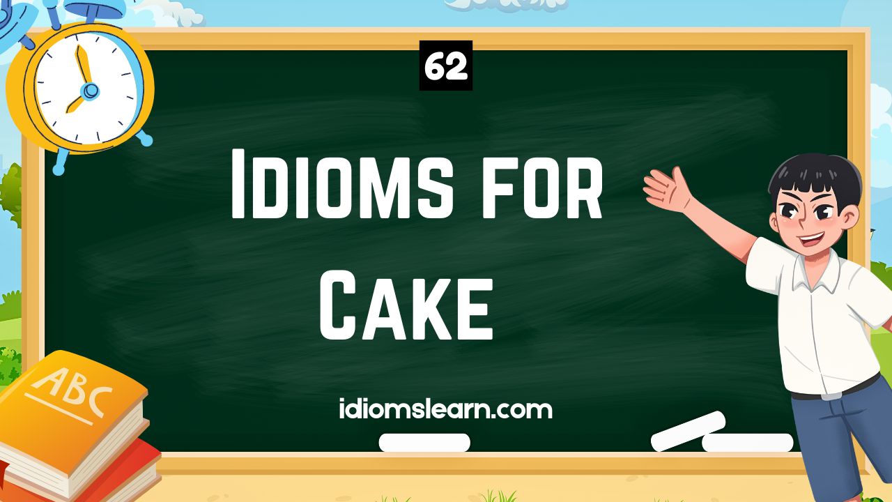 62 Idioms for Cake