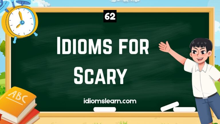 62 Idioms for Scary