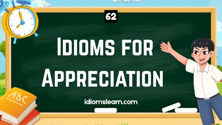 62 Idioms for Appreciation