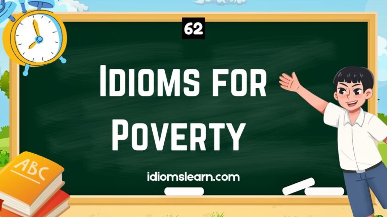 62 Idioms for Poverty